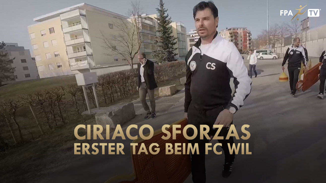Ciriaco Sforza's first day at FC Wil